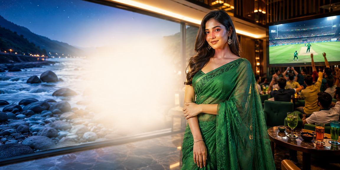 সিলেটে শাড়ি পরিহিত মহিলা দায়িত্বশীলভাবে ক্রিকেট বেটিং উপভোগ করছেন